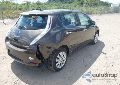 2016 Nissan Leaf S из США, поврежденный, VIN 1N4AZ0CP1GC301345